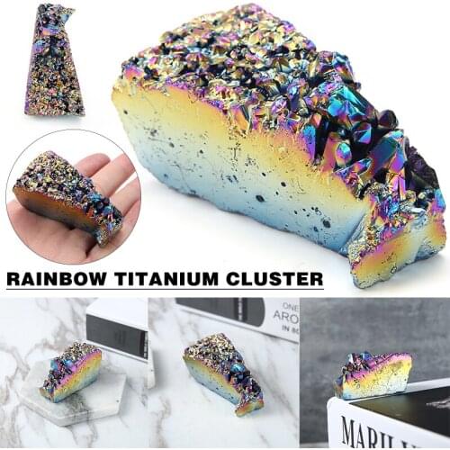 1PC Natural Quartz Crystal Cluster Mineral Specimen Healing Stone Mineral Specimen Healing Decors Ornaments