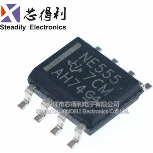 10PCS NE555 555 SOP8 NE555D Timers SMD SOP-8 SOP new and original IC Chipset