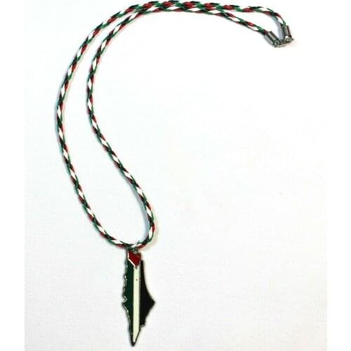2pc/lot Palestine flag necklace KeyChain ring palestine Jerusalem Palestinian Al-aqsa Palestine banner patches phone case