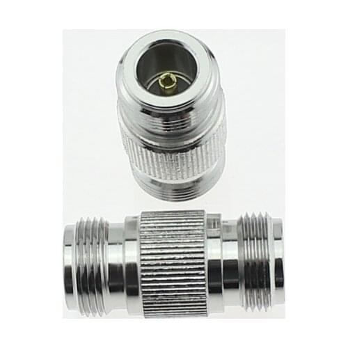 2PCS N Female To N Female Jack Double Straight RF Coaxial Adapter Connector