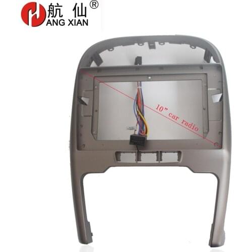 HANGXIAN 2 Din Car Radio Fascia frame for Chery Tiggo 3 2014-2015 car DVD gps navi Panel Dash Kit Installation Frame Trim Bezel