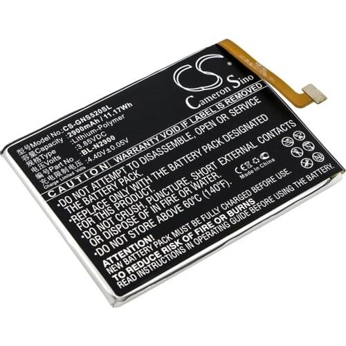 CS 2900mAh / 11.17Wh battery for GIONEE GN3001, GN3001L, S5 BL-N2900