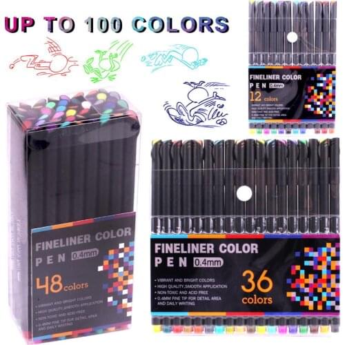 Colored Pens Fine Point Markers for Bullet Journaling Writing Note Taking Calendar Coloring Art Office School Supplies