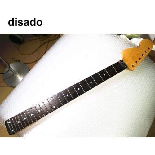 Disado 24 Frets big reverse headstock maple Electric Guitar Neck rosewood fretboard inlay dots glossy paint guitar accessories