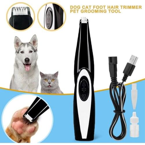 Low Noise Electric Pet Foot Hair Trimmer Pet Grooming Machine for Cats Dogs SDF-SHIP