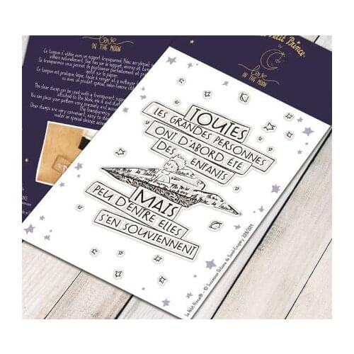 French / Transparent Clear Silicone Stamp/Seal for DIY scrapbooking/photo album Decorative clear stamp A0413