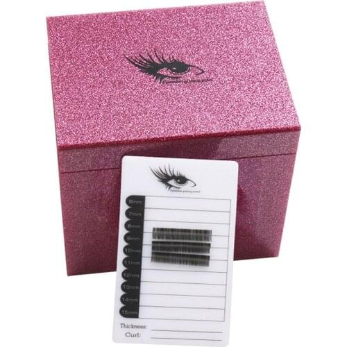 Fuchsia Eyelash Storage Box 10 Layers lashes Glue Pallet Holder Makeup Organizer False Grafting Eyelashes Extension Beauty Tool