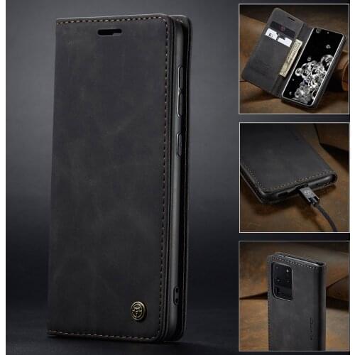 Luxury Ultrathin Flip Leather Case For Samsung Galaxy A51 A71 S8 S9 S10 Note10 S21 S20 Plus Note20 Ultra Book Stand Wallet Cover