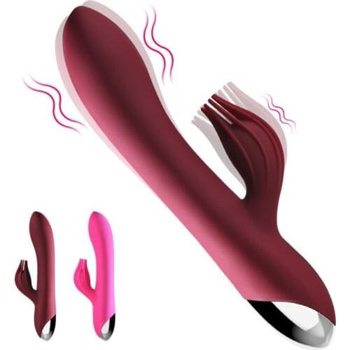 Rabbit clitoral stimulator Erotic Dildo vibrator Strong G Spot vibrator Double motors Vagina massage Adult sex toys for women
