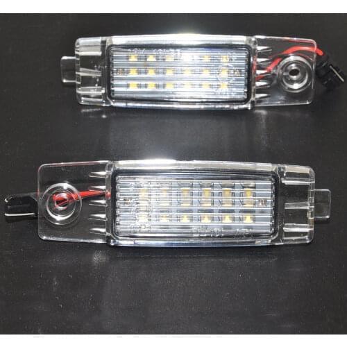 2Pcs LED Number License Plate Light Lamp for TOYOTA Hiace S.B.V/Highlander/RAV4/Land Cruiser 200/For Lexus RX300/For Scion XB