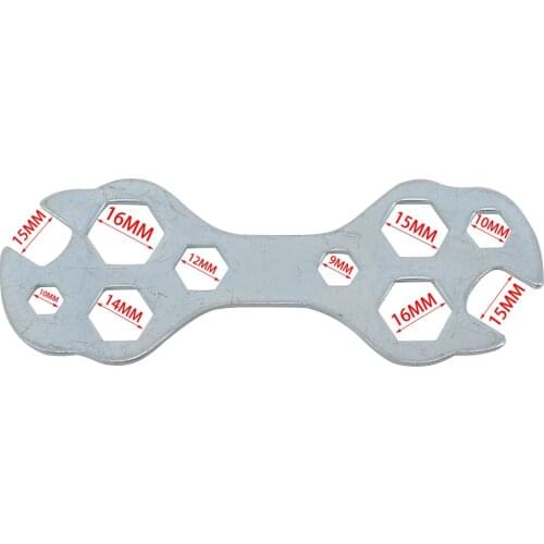 Multifunction Tools Steel Alloy 9-16MM Bicycle Hex Wrench Bike Cycling Spanner Bicycle Repair Tools