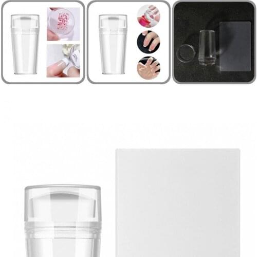 Washable Silicone Transparent Manicure Stamper Women Fashion Accessories
