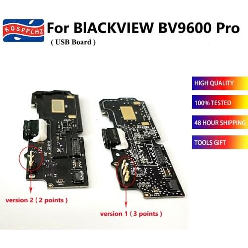 Original High Quality For Blackview BV9600 / BV9600 Pro USB Plug Charge Board Flex Cables Charging Module Cell Phone Free Ship