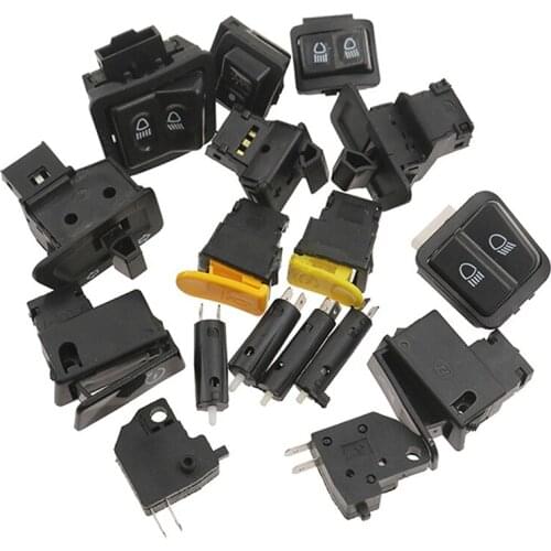 Motorcycle Start High/Low Beam Light Headlight Horn Turn Signal Button Switches Voor Dirt Bike bromfiets Scooter