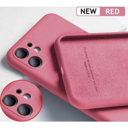 For iPhone 11 12 Pro SE 2 Luxury Original Silicone Full Protection Soft Cover For iPhone X XR XS Max 7 8 6 6sP Phone Back Case