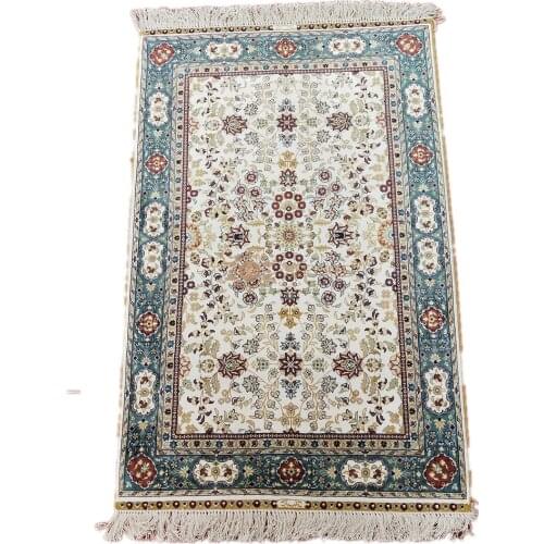 Seeykeep™ 2.5x4ft Rectangle Pure Silk Handknotted Oriental Traditional Rug-SK3036047
