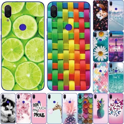 Silicone Case for Xiaomi Mi Play back Cover MiPlay Pattern Cat Coque Bag for Xiaomi Mi Play Phone Cases bumper dog cute painting