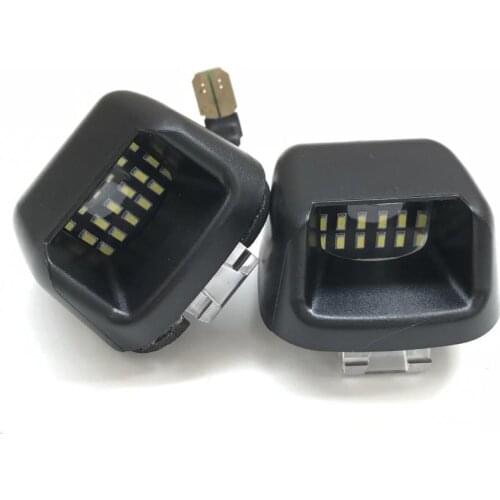 LED License Plate Light Rear Bumper Lamp for Nissan подсветка номера форд фокус 2 License Plate Lights scirocco номерной знак