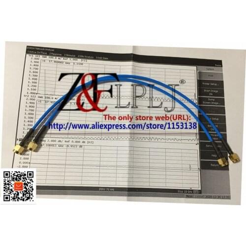 2PCS/LOT SS405-18GHZ SMA high frequency test cable SS405 / RFSS405PUR line With connector male to male / SMA-J to SMA-J