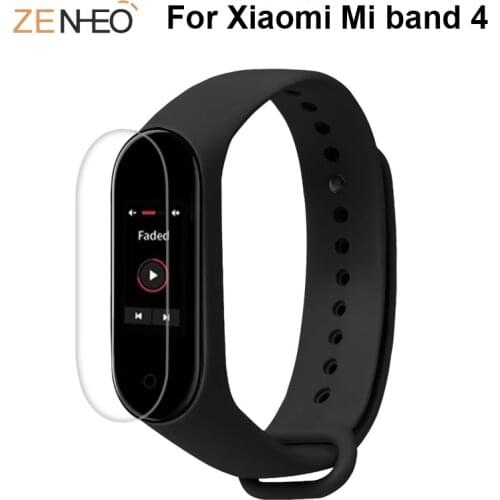 1pcs/3pcs Protective Film For Xiaomi Mi band 4 watch bracelet Full Cover Ultra Thin HD Screen Protector Film Not Tempered Glass