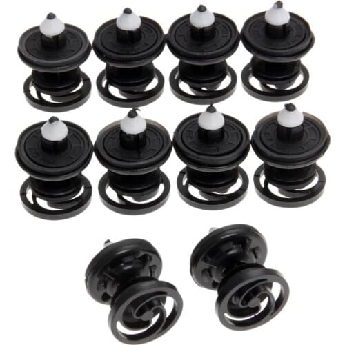 10x Car Interior Door Panel Card Trim Clips Auto Fastener Clip For V W Volkswagen Sagitar Passat Tiguan Golf Polo Car-styling