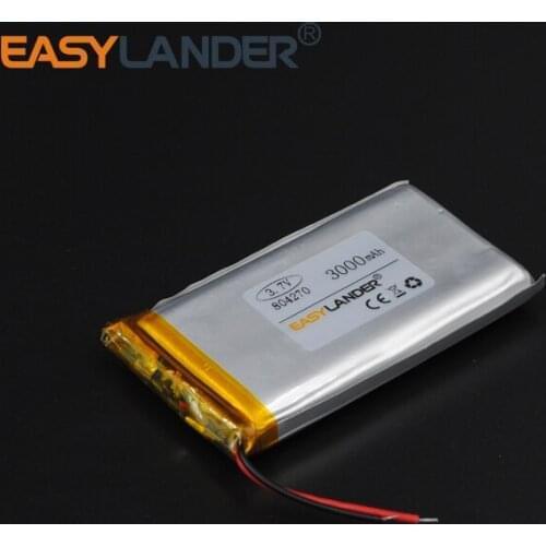 8x42x70mm 3.7V 3000mAh Rechargeable li-Polymer Li-ion Battery For bluetooth headset GPS PSP PDA MP3 MP4 speaker 804270 084270