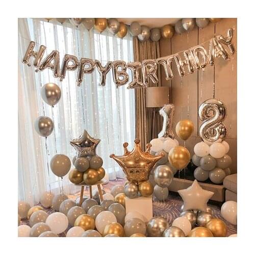 Aluminum Mold Balloon Surprise 18 Years Old Birthday Party Dance Adult Wedding Decoration Scene Layout Childrens Day Boy Friend