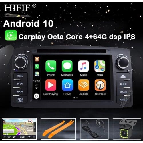 Android 10 4G/2G IPS DSP 2 din car DVD player For Toyota corolla E120 BYD F3 corolla ex GPS multimedia radio navigation screen