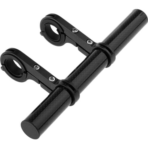 Double Bike Bicycle Handlebar Extender Extension Light Phone Mount GPS Bracket Stand Holder Space Saver for 31.8mm