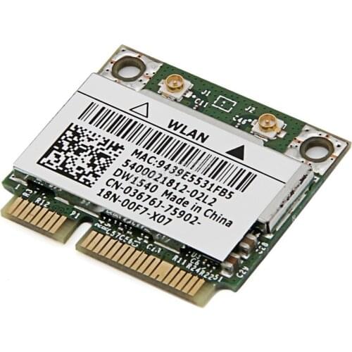 Wireless Adapter Card for Dell DW1540 Broadcom BCM943228HM4L bcm943228 bcm43228hm4l 802.1a/b/g N Dual-Band Mini PCI-e Card