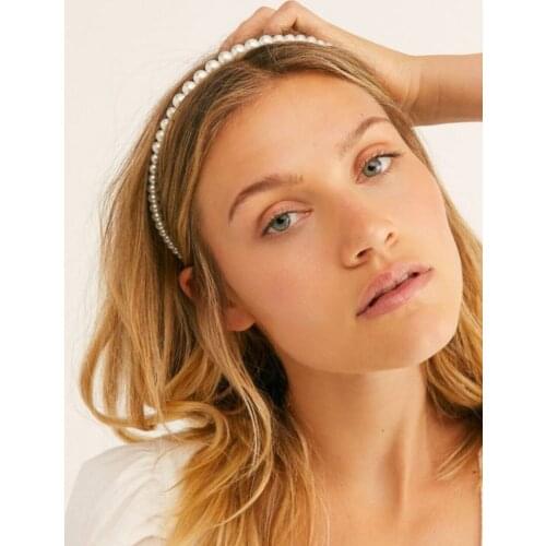 Pearl Sequence Crown For Women