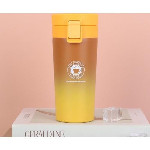 380ML Travel Coffee Tumbler Stainless Steel Milk Tea Mug Insulated Travel Thermos Water Bottle Tumbler 1Pcs Vacuum Thermocup