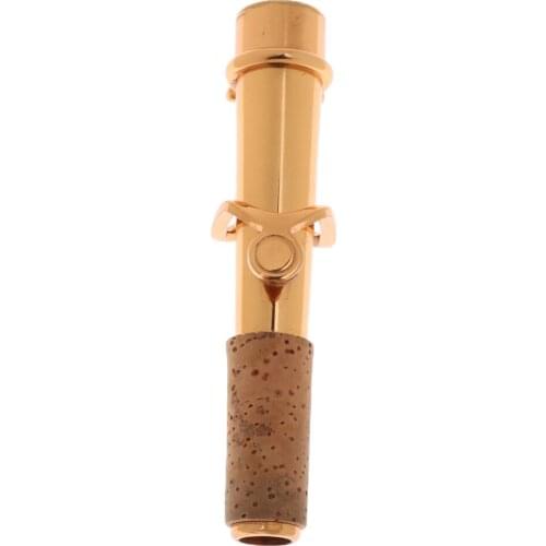 Brass Soprano Saxophone Neck Woodwind Instrument Accessories DIY Golden