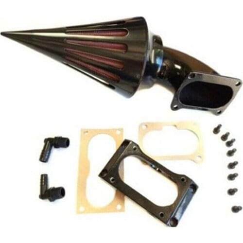 Motorcycle Black Spike Air Cleaner Intake Filter Kit For Kawasaki Vulcan 2000 VN2000 Classic VN2000 LT