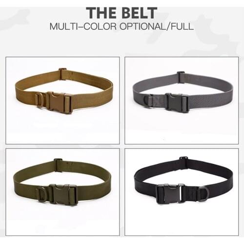 Men Adjustable Tactical Belt Buckle Tactical Bag Waistband Military Rescue Useful Tool High Quality Series In Multiple Pockets