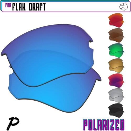 EZReplace Polarized Replacement Lenses for - Oakley Flak Draft Sunglasses - Multiple Options