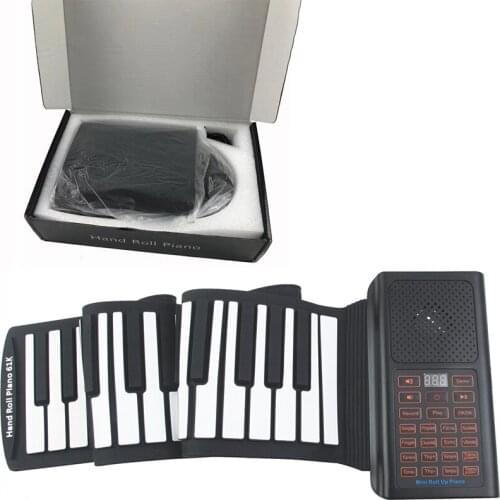 61 Key Portable Flexible Roll Piano Home Toys For Adult/Kid Electronic Keyboard Digital Bluetooth APP connection Built-in Speak