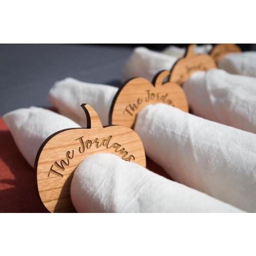 Rustic Hostess Gift Ideas, Modern Farmhouse Decor Kitchen, Thanksgiving Table Napkin Rings, Personalized Napkin Holde