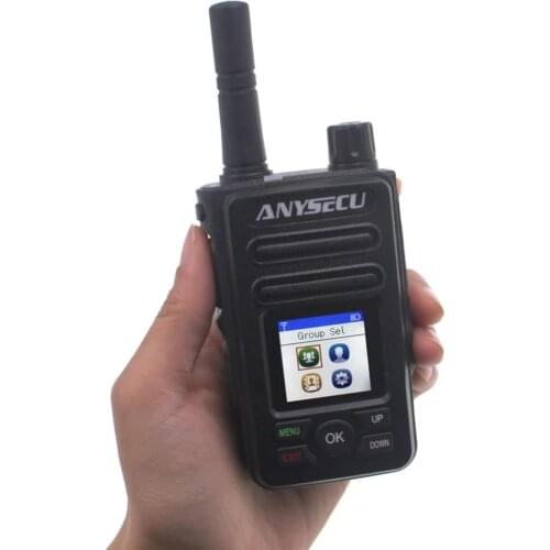 ANYSECU 4G Network Radio 4G-F8plus with GPS Work with Real-ptt LTE WCDMA GSM Walkie Talkie PC dispatcher intercom