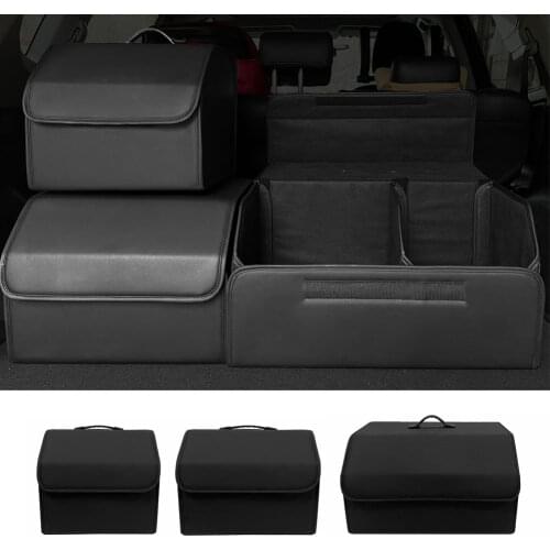 Folding Car Trunk Storage Organizer Box Portable Car Box Stowing Tidying Car Sundries Storage Box Trunk Storage and Sorting