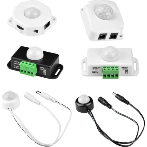 Smart Auto ON/OFF Light Switch PIR Motion Sensor DC5V-24V IR Infrared Human Body Induction Controller for LED Strip Light