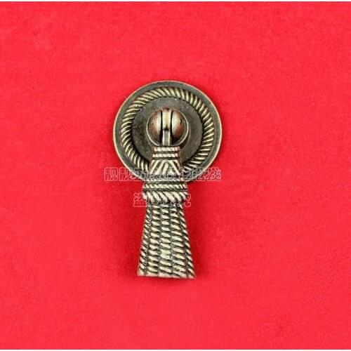 27.8 * 42 mm antique hardware furniture cabinet cabinet drawer puckering zinc alloy handle
