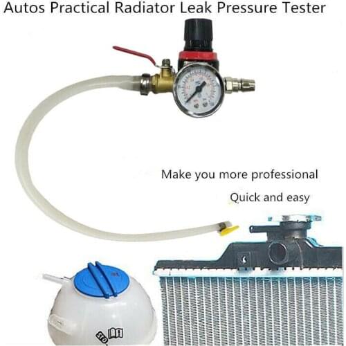 New Universal Car Cooling Radiator Pressure Tester Water Tank Detector Checker Tool checker For most Cars Leak Pressure Tester