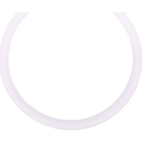 Women Plastic Round Shaped Handle Transparent Replacement For DIY Purse Beach Bag Handbag