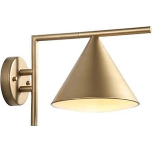 Golden wall light 270 degree rotation Wall Lamps Modern Living Room Bedroom Restaurant Decor Floor Lamp fixtures