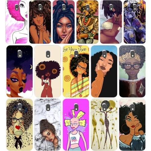 04AA afro gift Soft Silicone Tpu Cover phone Case for Samsung Galaxy J2 J4 Prime J6 Plus J7 2016 2017 case