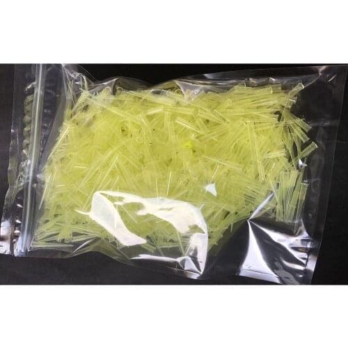 1000pcs/lot 200ul 0.2ml yellow disposable plastic pipette tips for Lichen Adjustable Micropipette Pipette