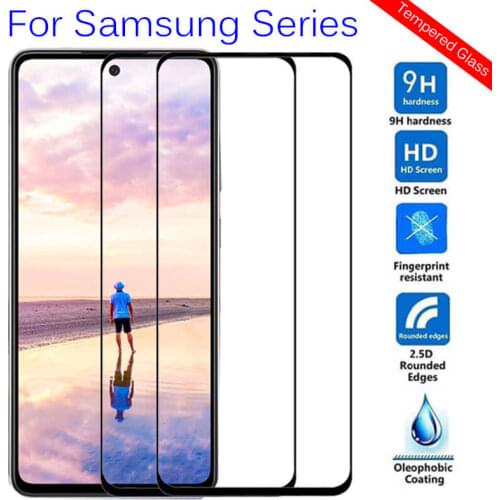 2Pcs 3D Full Cover For Samsung A51 A31 A71 A41 A30s A50 Case 6D Protective Glass On Samsun A 51 A 71 A 31 Phone Film Shell Armor