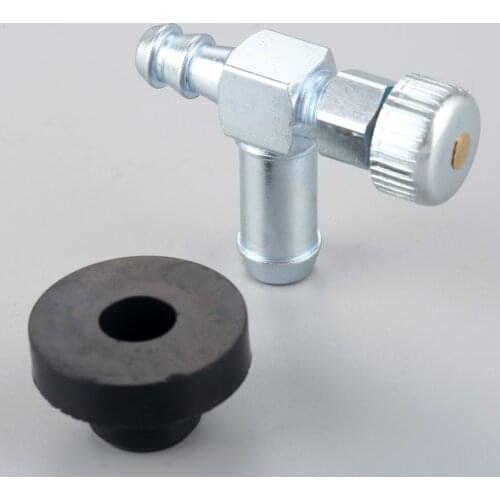 2pcs/set Metal Fuel Gas Tank Grommet with Shut Off Valve for Craftsman Coleman 5000W 6250W Generator Chainsaws Garden Tool Parts