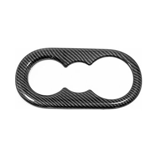 2019 2020 Accessories Car Back Rear Water Cup Holder Frame Cover Trim Sticker Styling Matte/ Carbon Fibre for Volkswagen Touareg